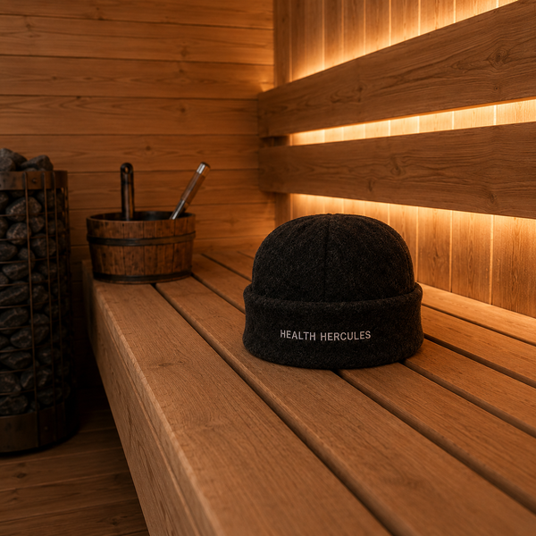 100% Australian Merino Wool Sauna Hat