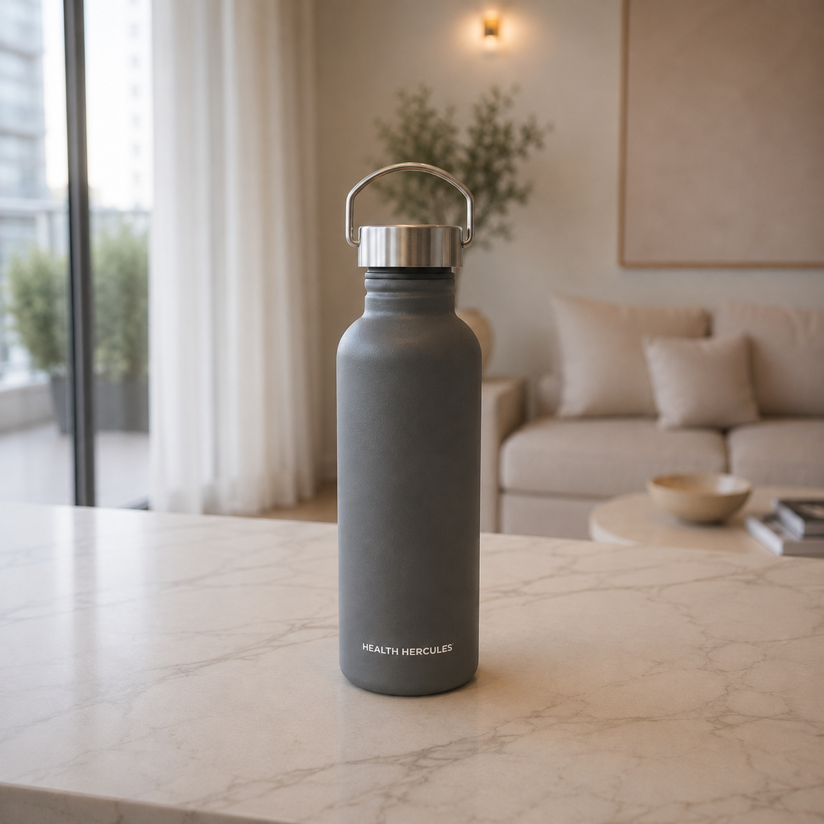 100% Stainless Steel Water Bottle